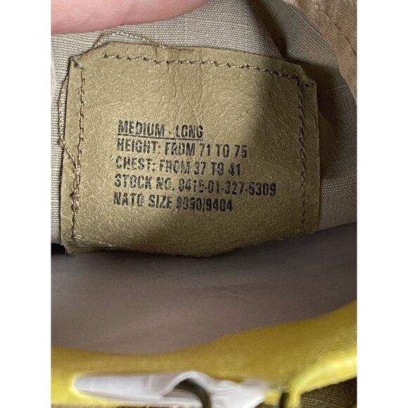 Vintage Military Jacket Mens Medium Long Desert Storm Camo‎ 1999 90s Combat USA - Picture 3 of 3